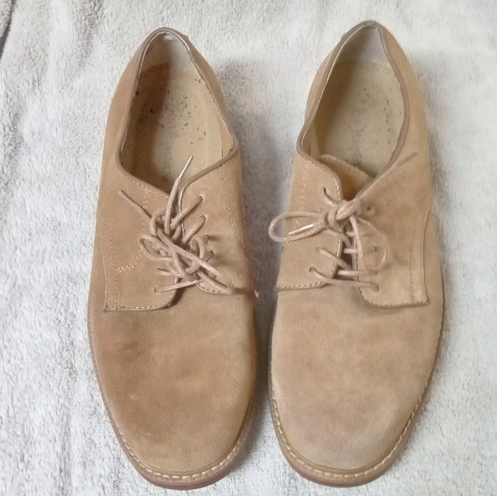 Gh Bass & Co Brockton men's Size 9D plain toe non marking soles